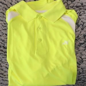 Large yellow neon polo